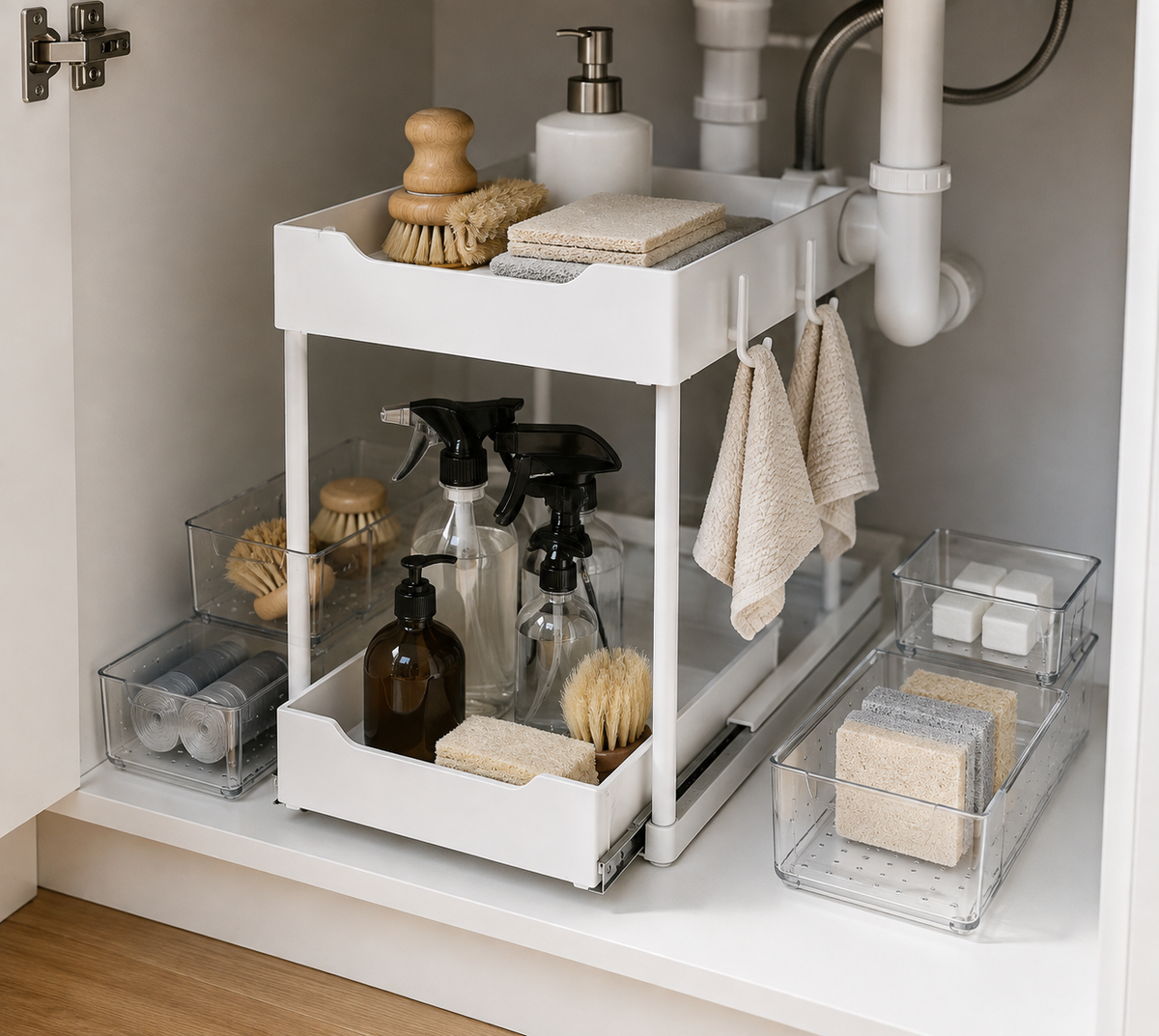 Under-Sink Organiser — Turn Chaos Into a Clean, Functional Space