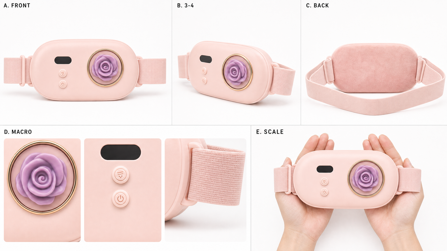 Rechargeable Menstrual Heating & Massage Belt