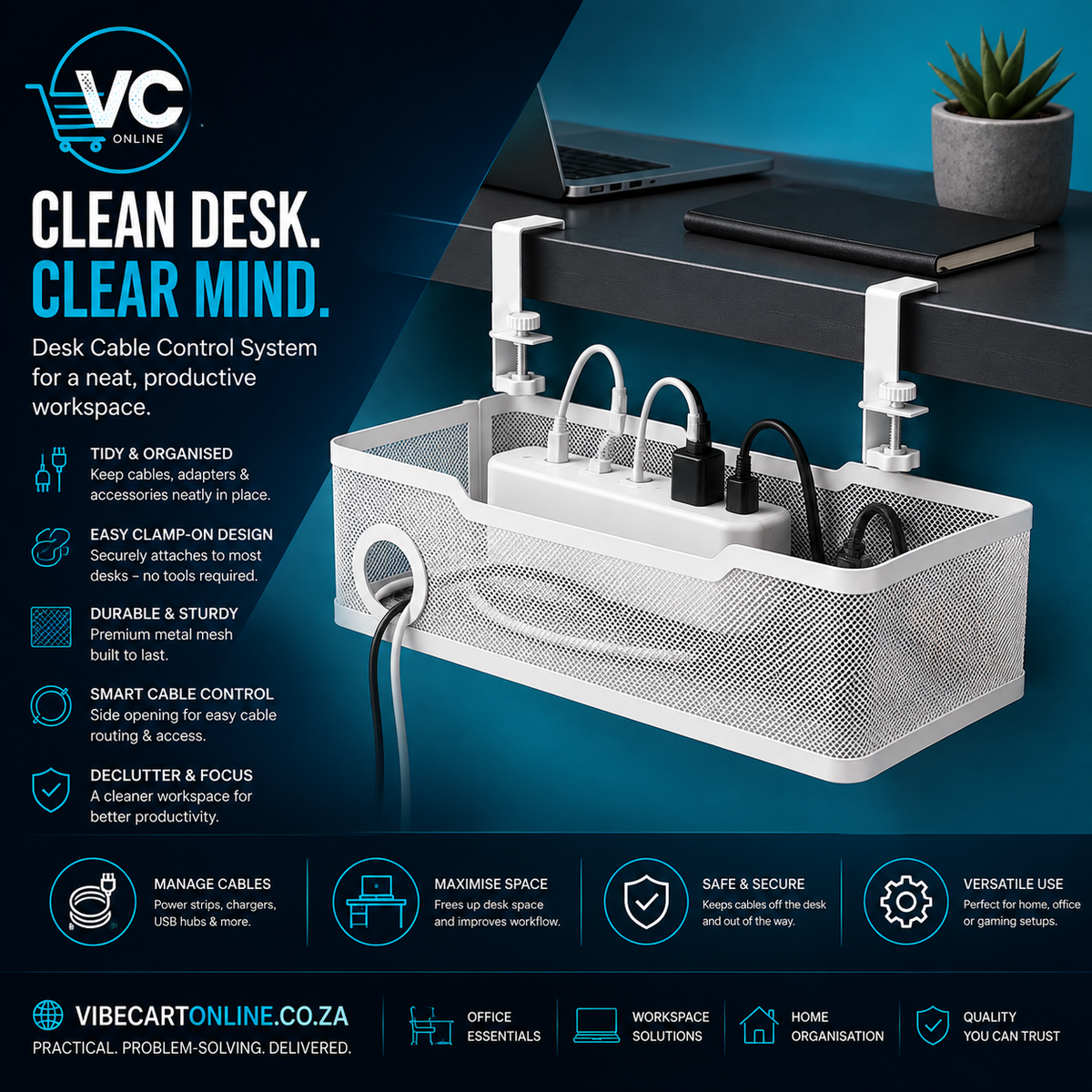 VibeCart Desk Cable Control System