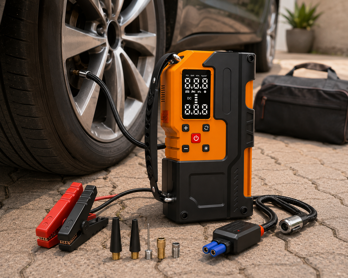 VibeCart 2-in-1 Jump Starter & Tyre Inflator