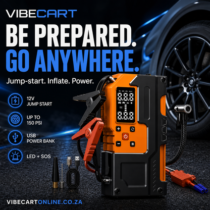VibeCart 2-in-1 Jump Starter & Tyre Inflator