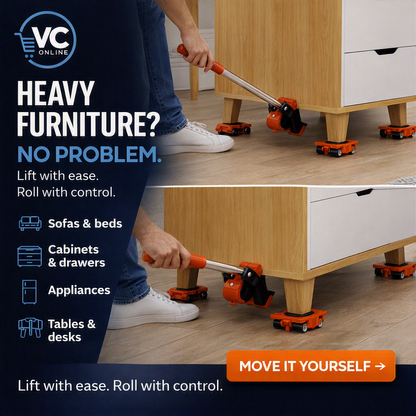 Furniture Moving System — Move Heavy Furniture Without Breaking Your Back