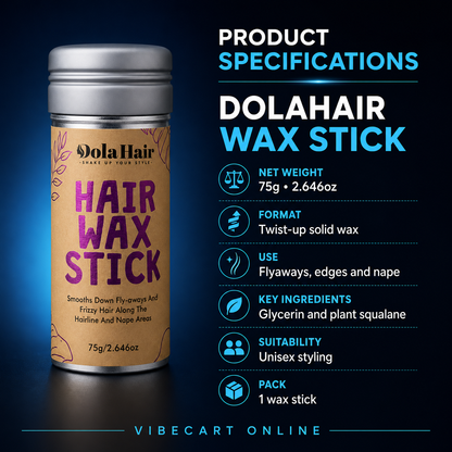 DolaHair 75g Flyaway & Edge Control Wax Stick