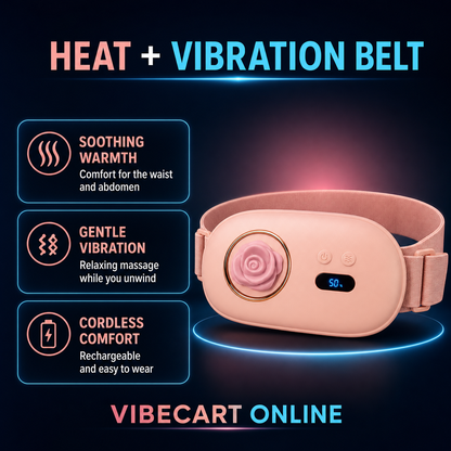 Rechargeable Menstrual Heating & Massage Belt