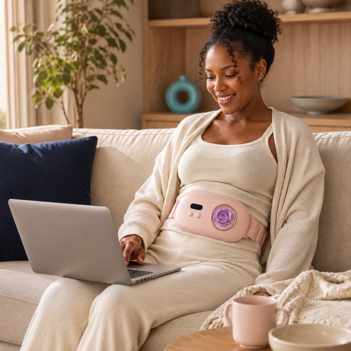 Rechargeable Menstrual Heating & Massage Belt