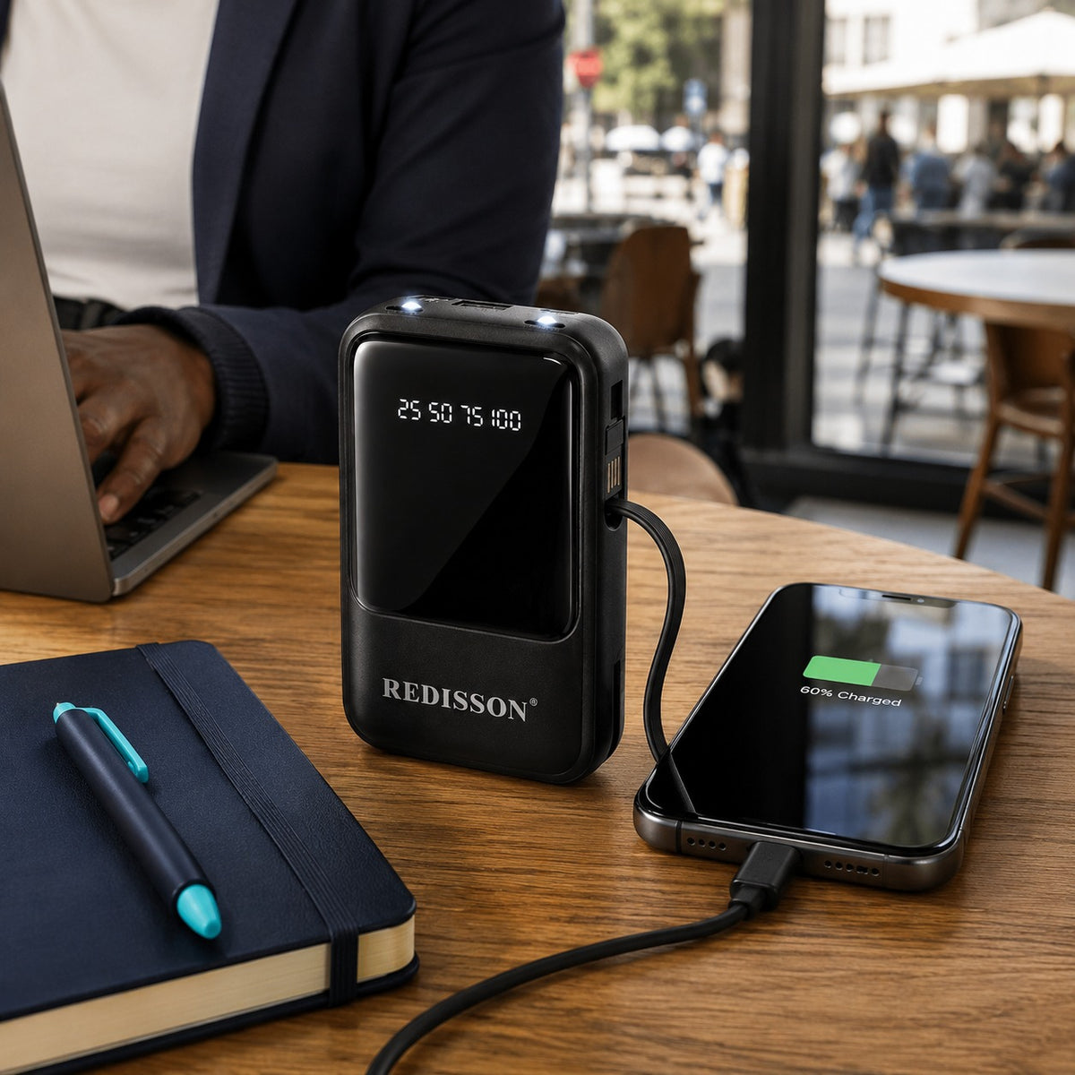 REDISSON Power Bank — 10,000mAh Fast Charge That Keeps Up With You