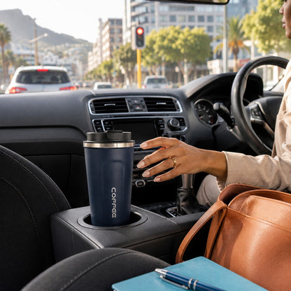 Insulated Travel Mug — Your Coffee Stays Hot. Your Commute Gets Better.