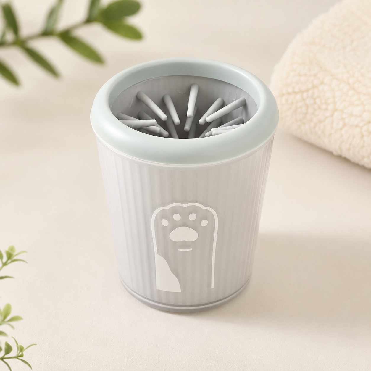 2-in-1 dog paw washer and towel kit hero image