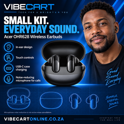Earbud touch controls and USB-C case features