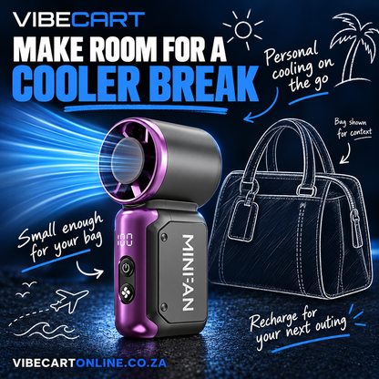 Pocket fan handwritten summer packing notes