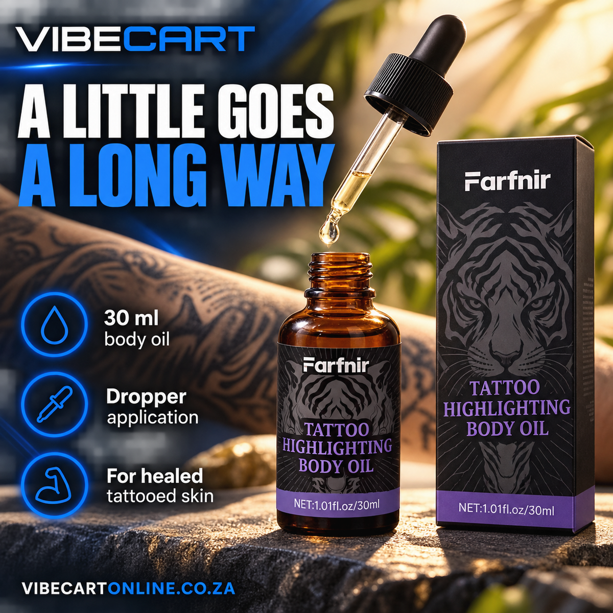 FARFNIR 30 ml tattoo oil 02 Components