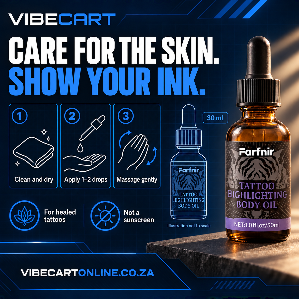 FARFNIR 30 ml tattoo oil 04 Blueprint